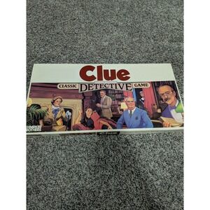 New Vintage 1986 CLUE Classic Detective Board Game by‎ Parker Brothers